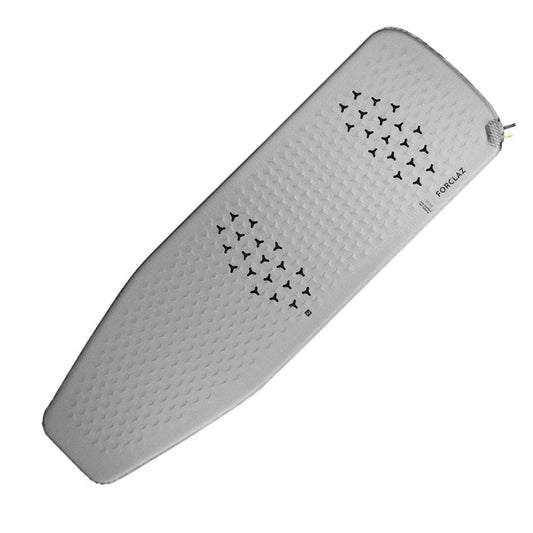 Decathlon Forclaz Trek500 Backpacking, Self Inflating, Insulated Camping Sleeping Pad, Gray, 1.8 Lbs, 70.9" X 20.5" Large