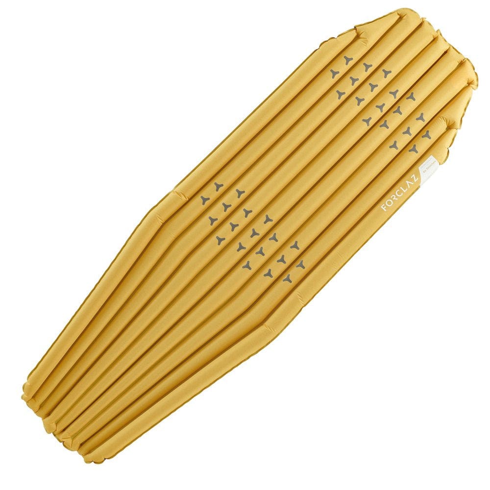 Decathlon Forclaz Trek700 Ultralight, Insulated Camping Sleeping Pad, 70.9" X 20.5", Large, Yellow