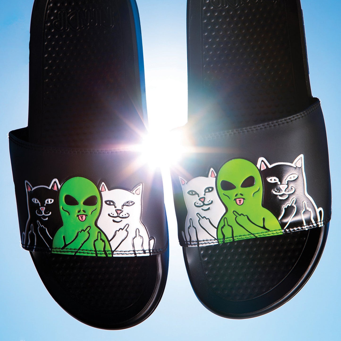 Whole Gang Slides (Black)