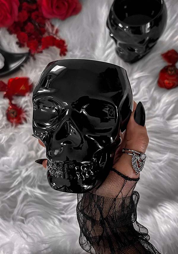 Cranium [Black] | DRINKING GLASS