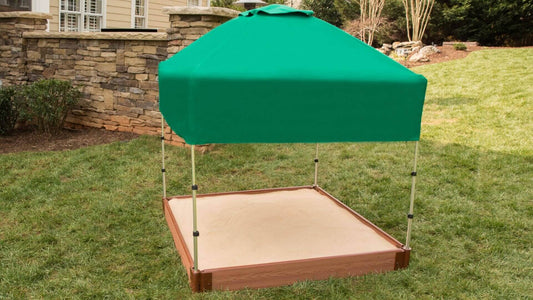 Sandbox Covers Sandboxes Frame It All Square Telescoping Canopy Cover