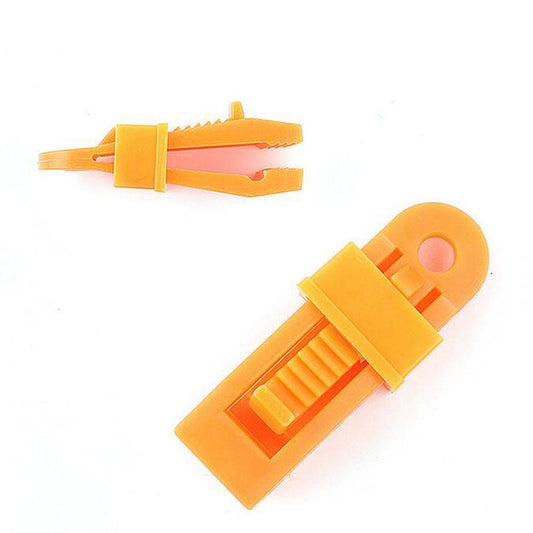 SANWOOD Outdoor Tent Awning Clip Windproof Solid Color Clamp PP Fixed Buckle Camping Accessories