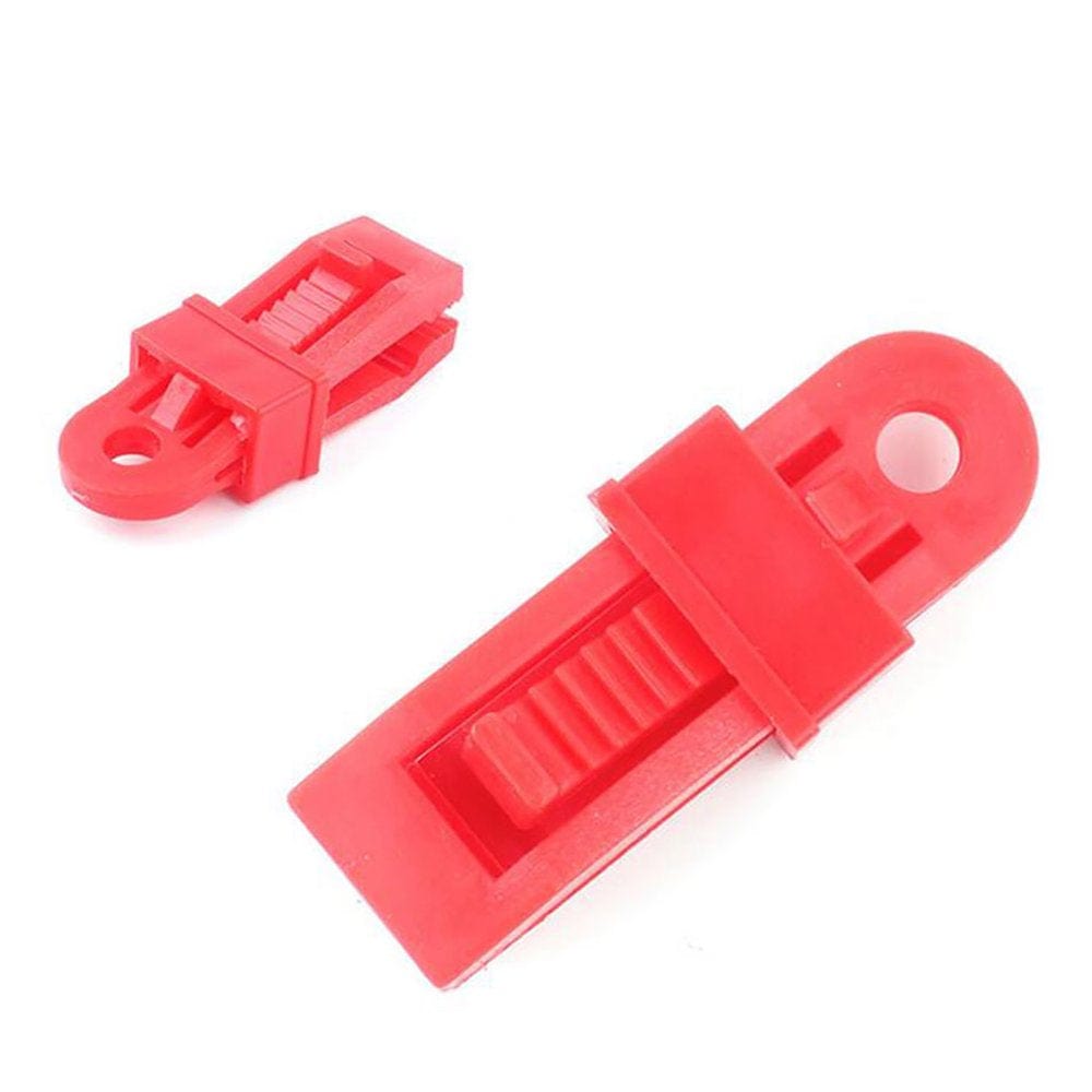 SANWOOD Outdoor Tent Awning Clip Windproof Solid Color Clamp PP Fixed Buckle Camping Accessories