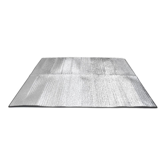 simhoa Camping Mat Aluminum Foil Sleeping Pad Thermal Lightweight Sleeping Mat Folding Insulation Tent Pad for Outdoor Travel Hiking 200cmx200cmx3.5cm
