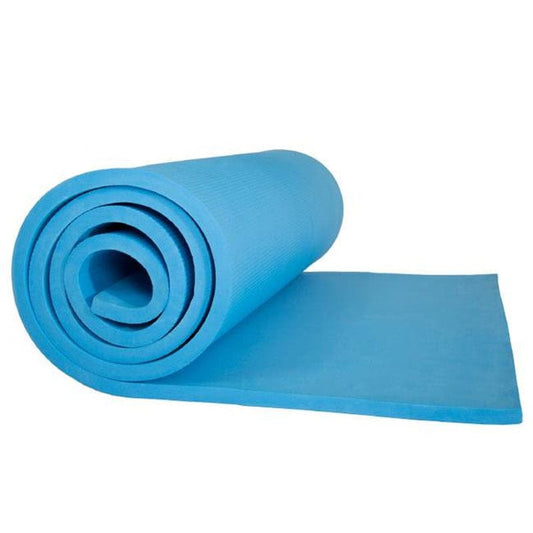 Sleeping Pad&#44; Lightweight Non Slip Foam Mat with Carry Strap - Light Blue