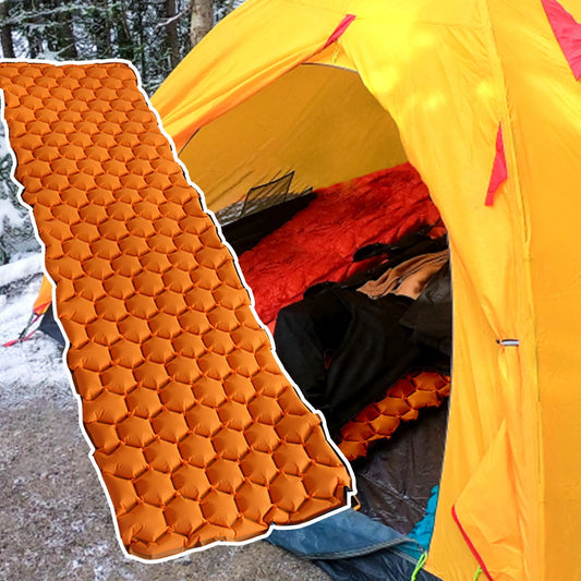 solacol Sleeping Pad Backpacking Ultralight Sleeping Pad for Camping - Ultralight Sleeping Mat for Camping, Backpacking, Hiking - Lightweight, Inflatable & Compact Camping Atmosphere Mattress