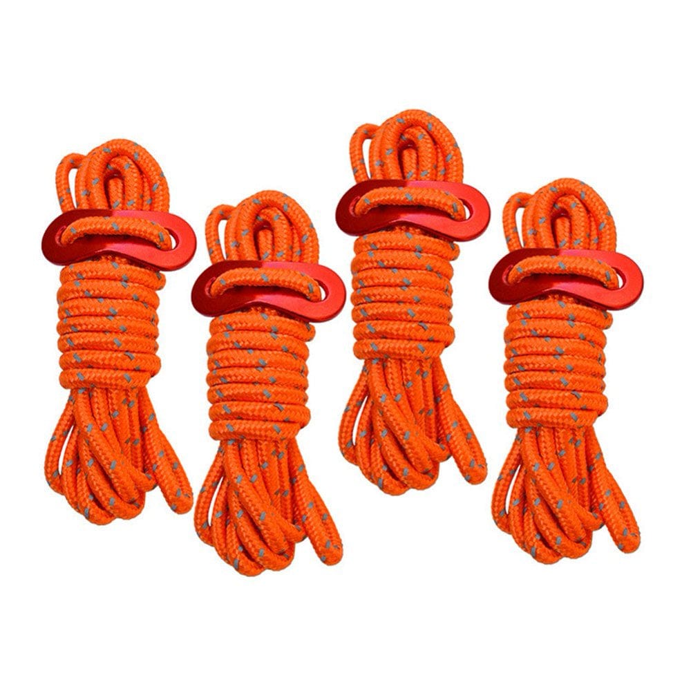Strong Line Tent Rope 4Mm 4X Accessory Assembly Reflective Replacement