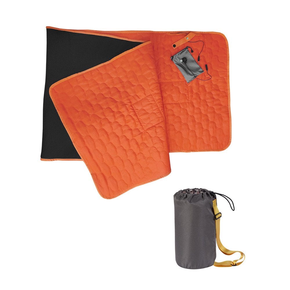 Suzicca Heated Sleeping Bag Pad Mattress USB Power Warm Heating Mat with 5 Heating Zone 3-Level Temperature for Indoor Outdoor Camping Travel