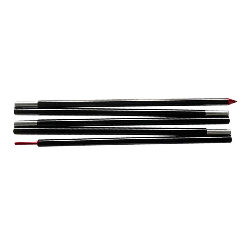 Tarp Poles Support Rod Double Roof Tarpaulins Support, Replacement Tent Pole Camping, Hiking, Backpacking Canopy Build Poles