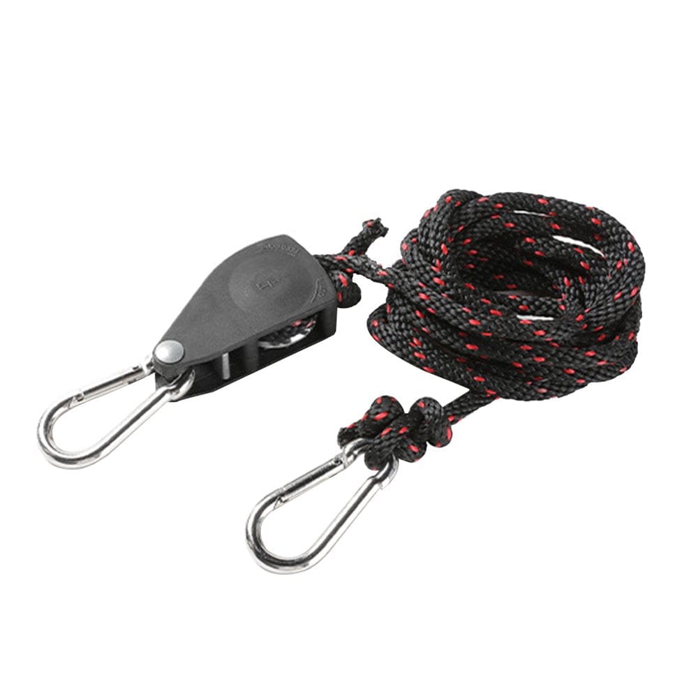 Techinal Tent Rope Lock Pulley Adjuster Fixed Buckle Rope Heavy Ratchet Pulley Wind Stopper Tie Downs Rope Hanger Camping Tool