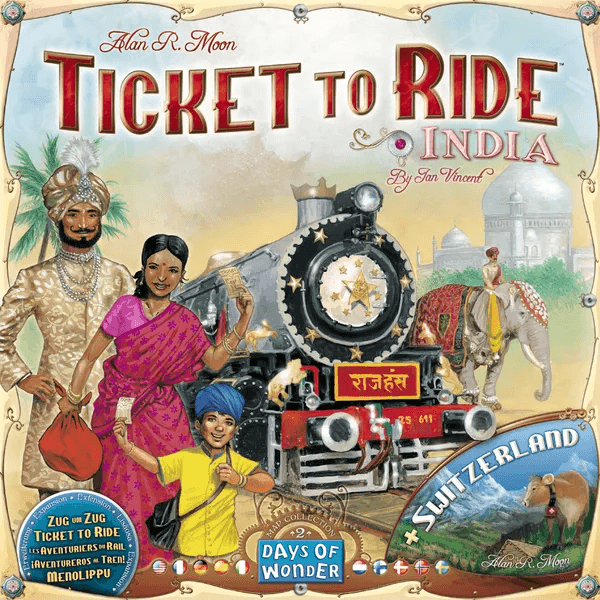 Ticket to Ride - Map Collection 2 - India & Switzerland
