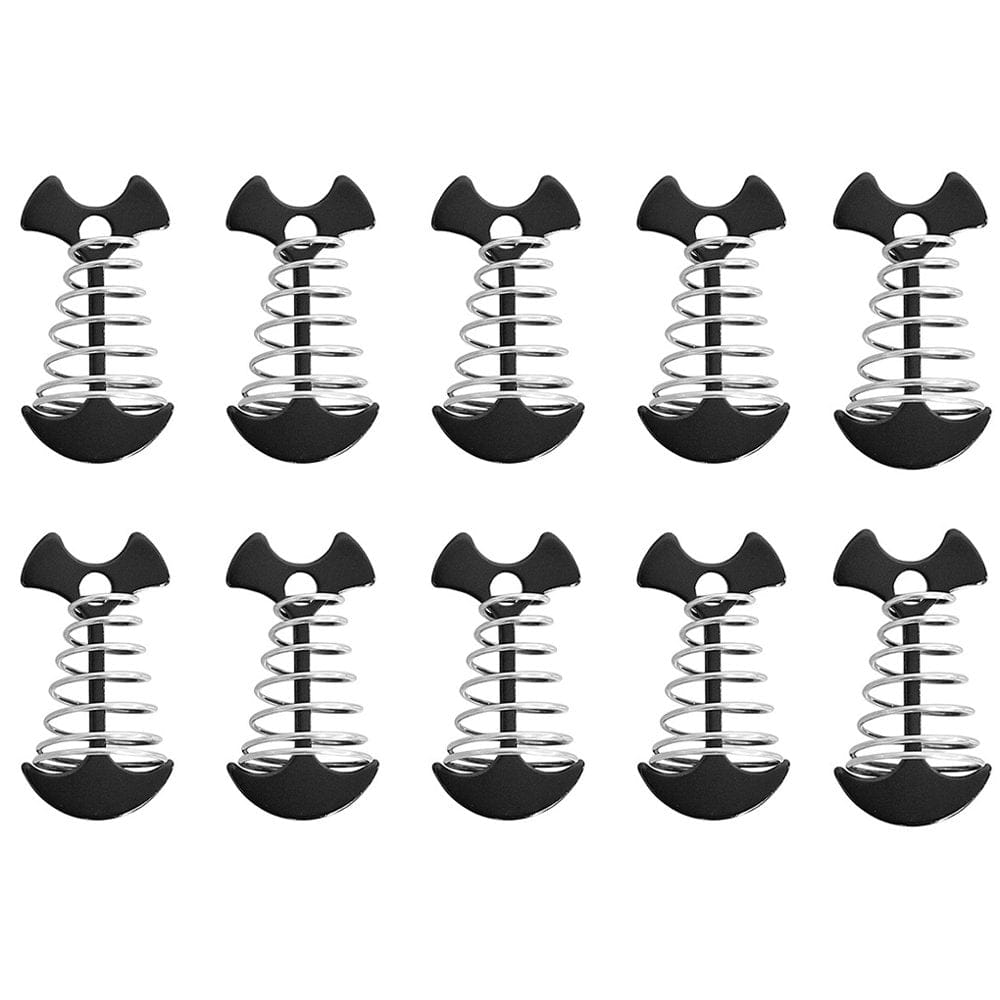 Toma Deck Anchor Pegs with Spring Buckle Tent Stakes Portable Wind Rope Kit Camping Accessories Sporting Goods for Outdoor Hiking