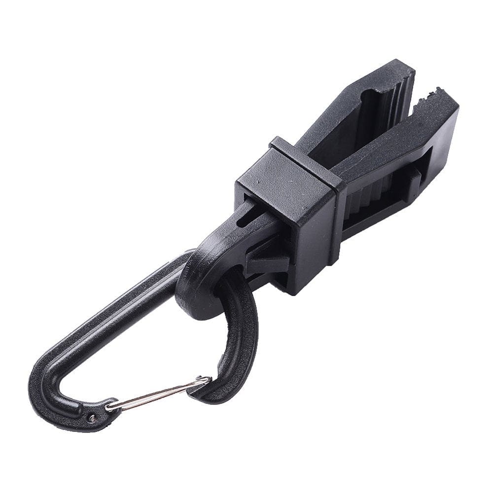 Tongl Outdoor Awning Tarp Tent Tighten Clip Clamp Tool with D-Shape Buckle Carabiner