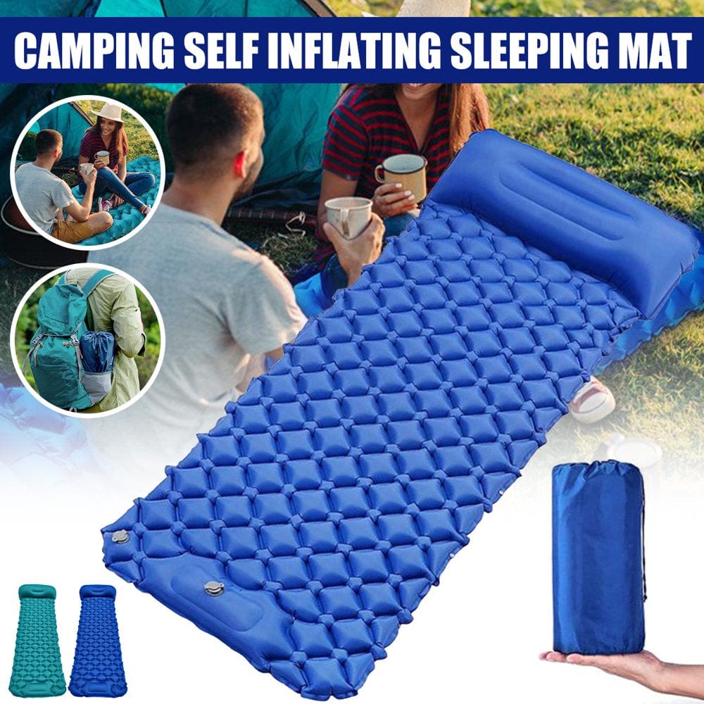 Ultralight Inflating Camping Sleeping Pads Waterproof Inflatable Roll Mat