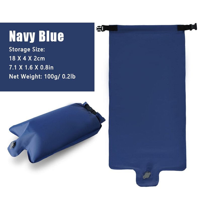 Ultralight Portable Inflatable Air Mattresses Waterproof Sleeping Pad Pillow Bed Cushion Inflatable Bag for Outdoor Camping Hiking Traveling