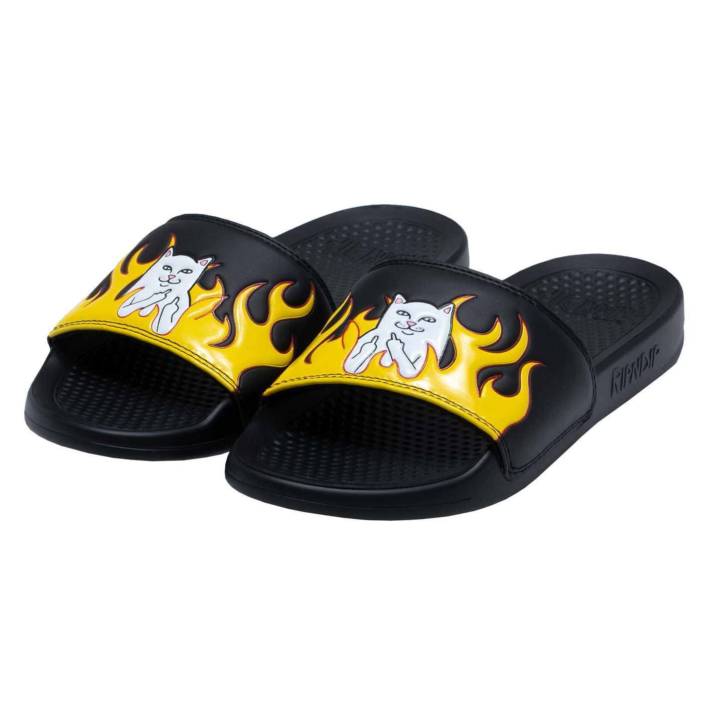 Welcome To Heck Slides (Black Flame)
