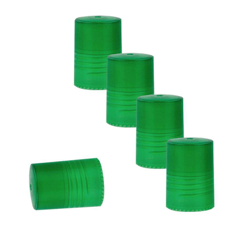 10 ml Black Frosted Glass Roller Bottle (Pack of 5) Glass Roller Bottles Your Oil Tools Green Plastic