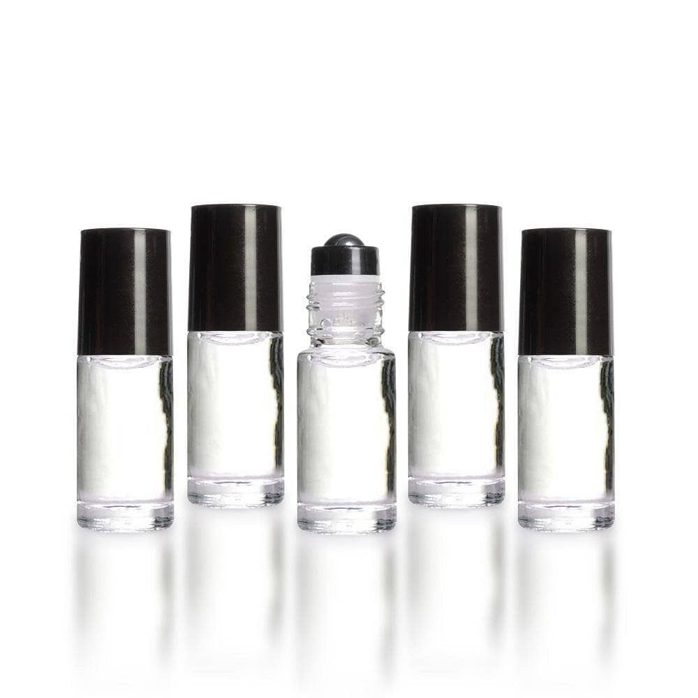5 ml Glass Bottles with Leak Guard™ Rollers (Pack of 5)
