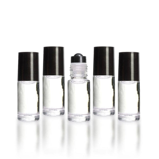 5 ml Glass Bottles with Leak Guard™ Rollers (Pack of 5)