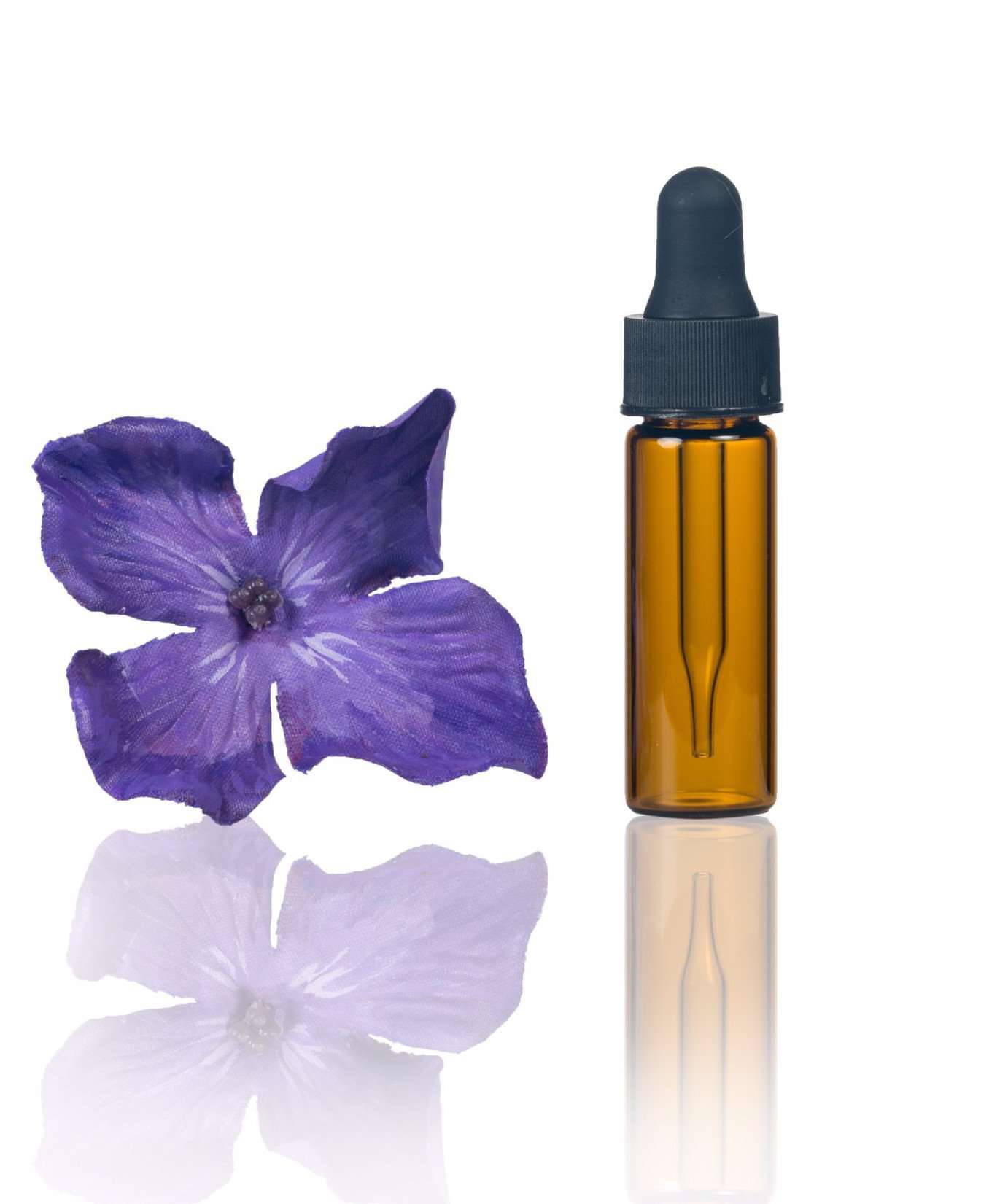 1 Dram (3.7 ml) Amber Glass Vial w/ Dropper (Pack of 5) Sample Bottles Your Oil Tools