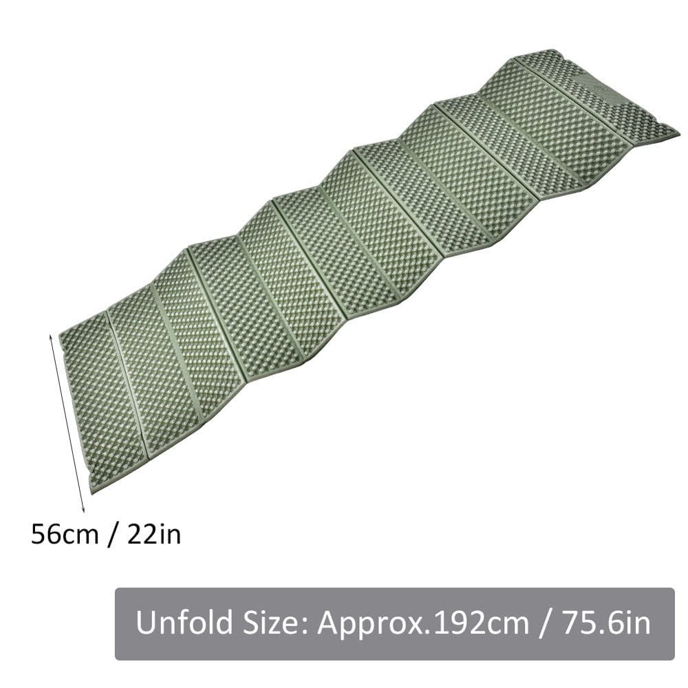 Zaqw Greensen Folding Foam Mat, Waterproof Mattress,Outdoor Foam Camping Mat Folding Beach Tent Sleeping Pad Waterproof Mattress