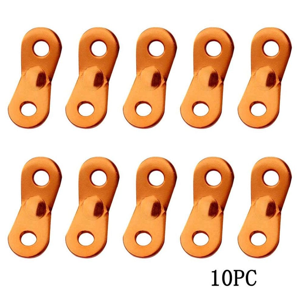 Zelic Clearance 10Pcs Camping Accessories Tent Rope Fastener Guyline Tensioner Rope Adjuster