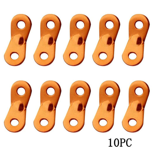 Zelic Clearance 10Pcs Camping Accessories Tent Rope Fastener Guyline Tensioner Rope Adjuster