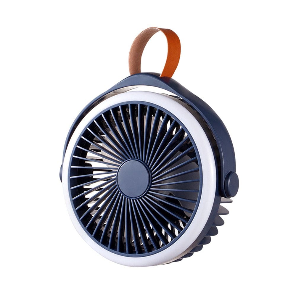ZKCCNUK Camping Fan with LED Lights & Lanyard, Battery Operated Fan with Lanyard, USB Rechargeable Fan for Tent Car RV Hurrican-E Emergency Outages Survival Kit on Clearance