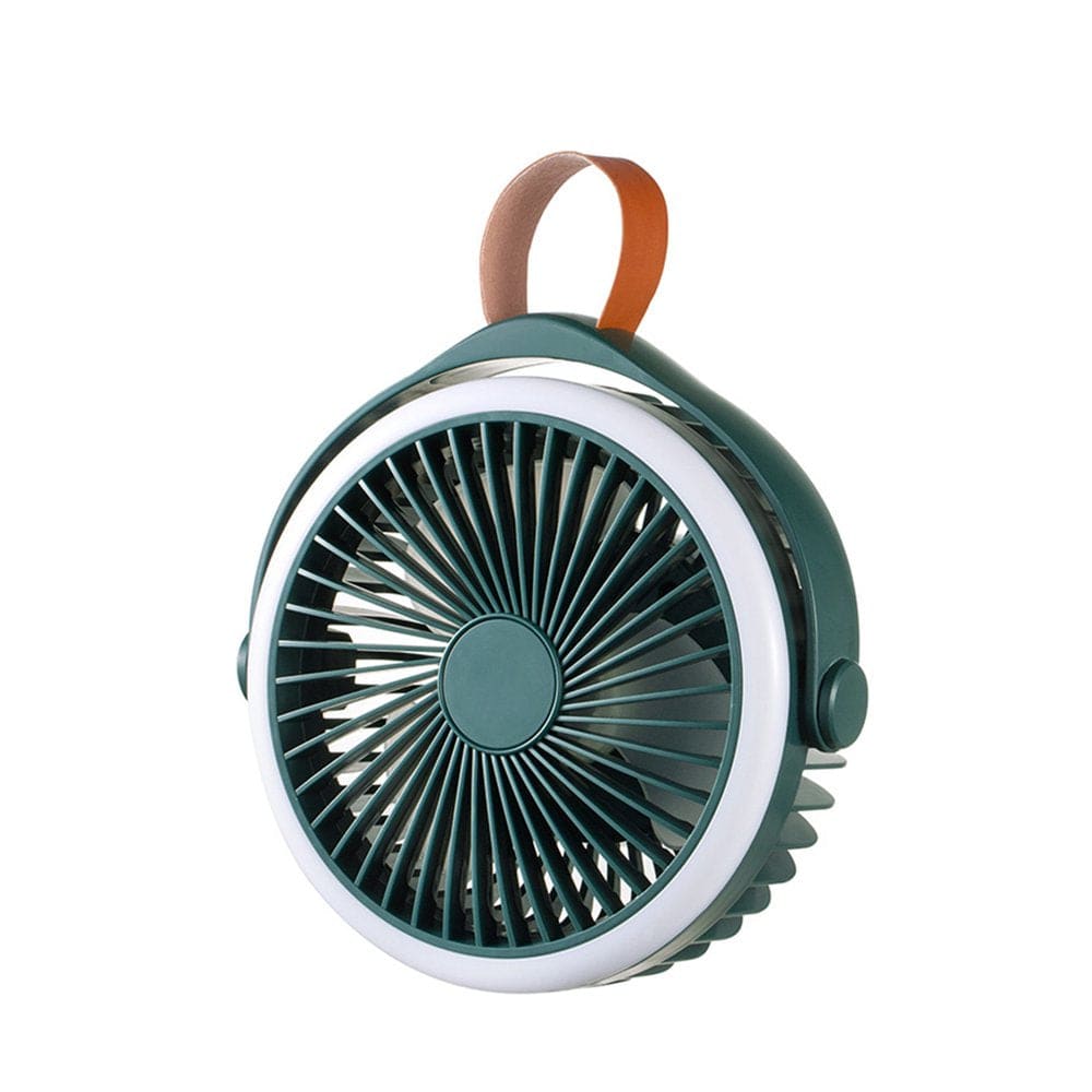 ZKCCNUK Camping Fan with LED Lights & Lanyard, Battery Operated Fan with Lanyard, USB Rechargeable Fan for Tent Car RV Hurrican-E Emergency Outages Survival Kit on Clearance